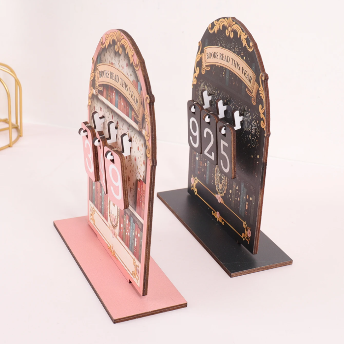 Reading Aura Tracker Wooden Display