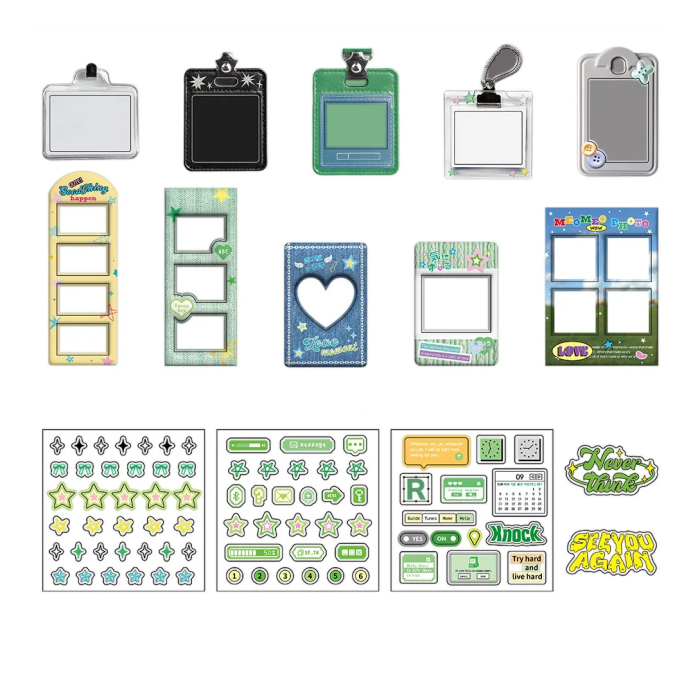 Y2K Cute Retro Paper Card Stickers