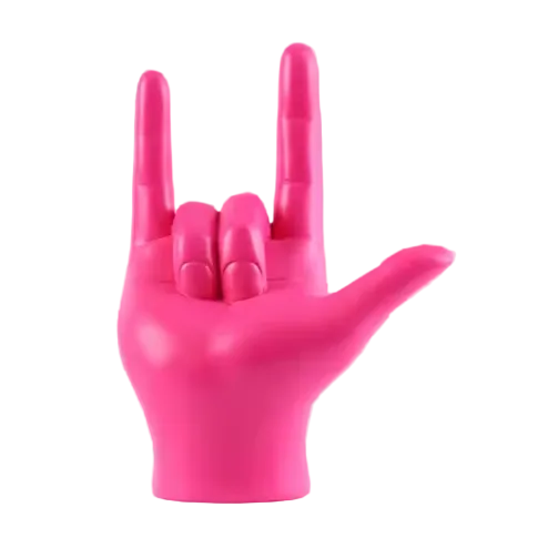 Pop Art Hand Statue