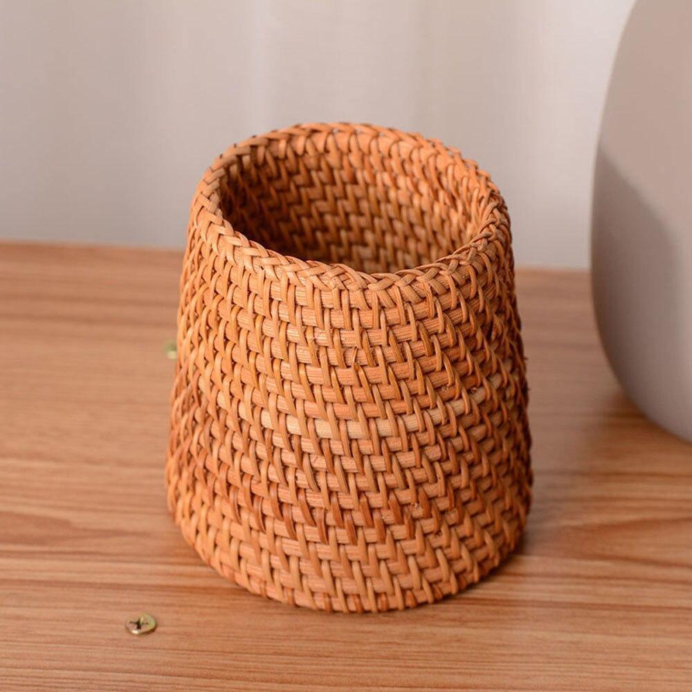 Wicker Storage Basket Tower