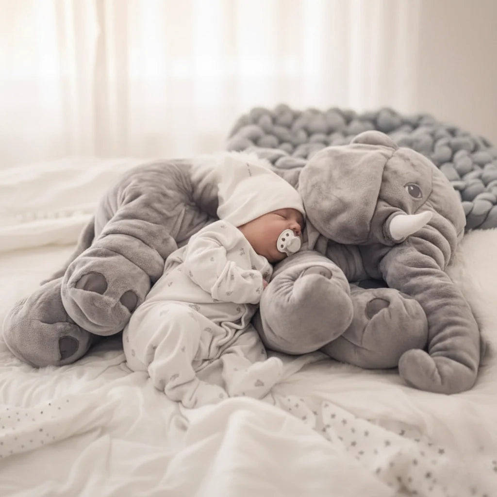 Jumbo Elephant Plush Pillow