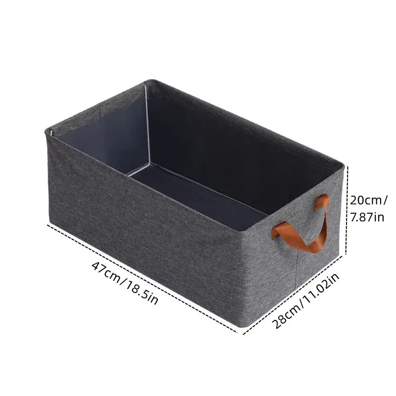 Clothes Foldable Storage Box With Handles