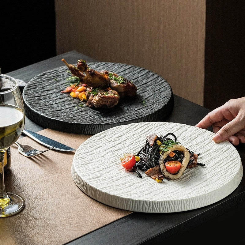 Tsuki Matte Stone Dinner Plate