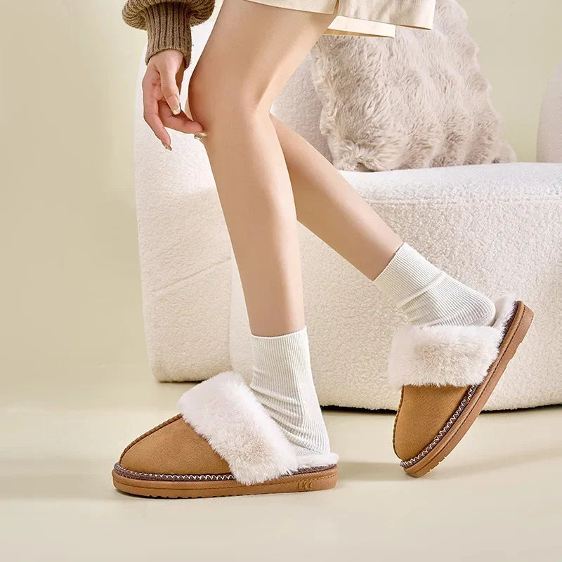 Women's Faux Fur Winter Slippers