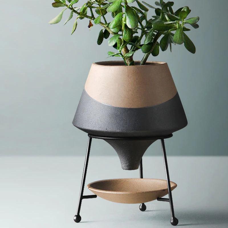 Clay Cascade Planter Set