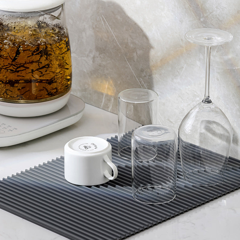 Silicone Kitchen Countertop Draining Pad