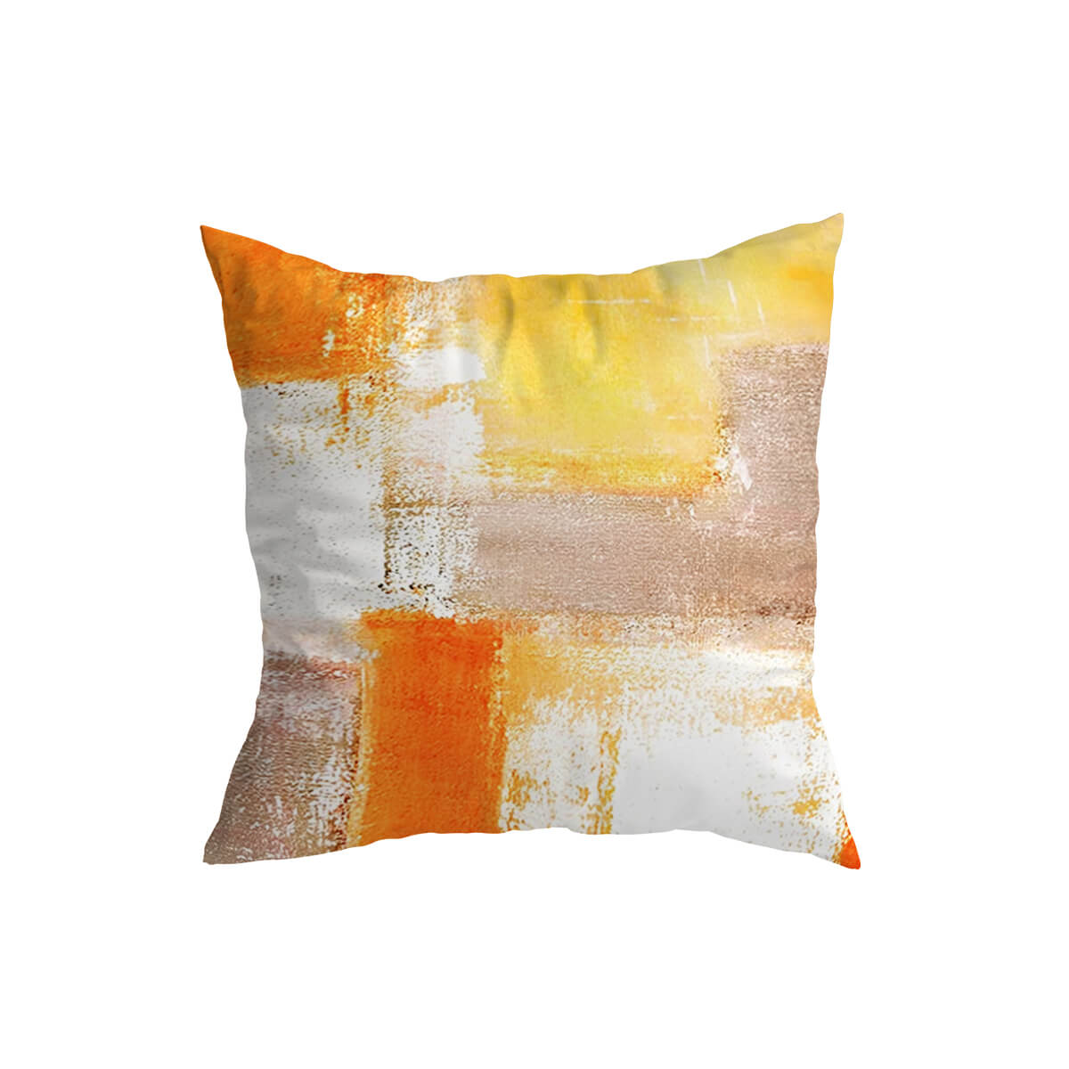 Brush Orange Cushion Covers Enthusiasm