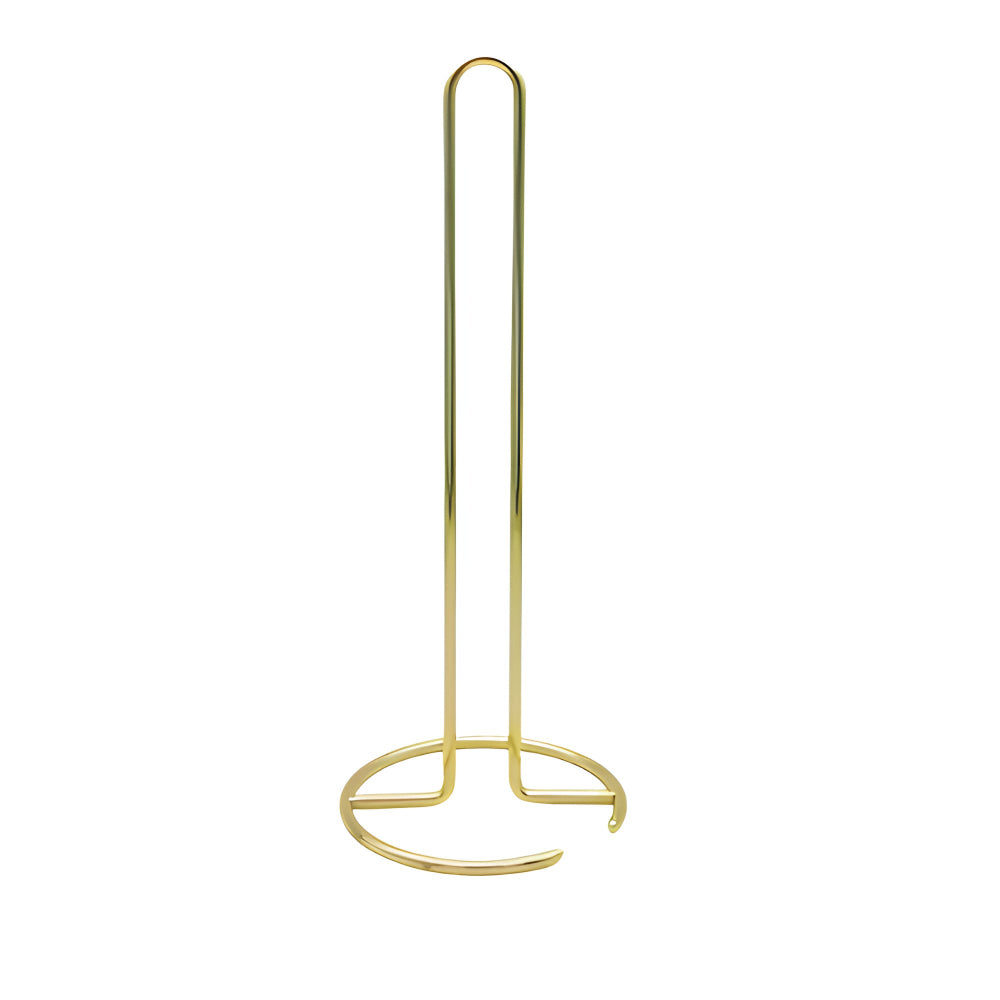 Sleek Iron Tissue Roll Holder Champagne