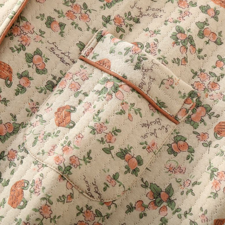 Women's Vintage Cotton Pajama Set