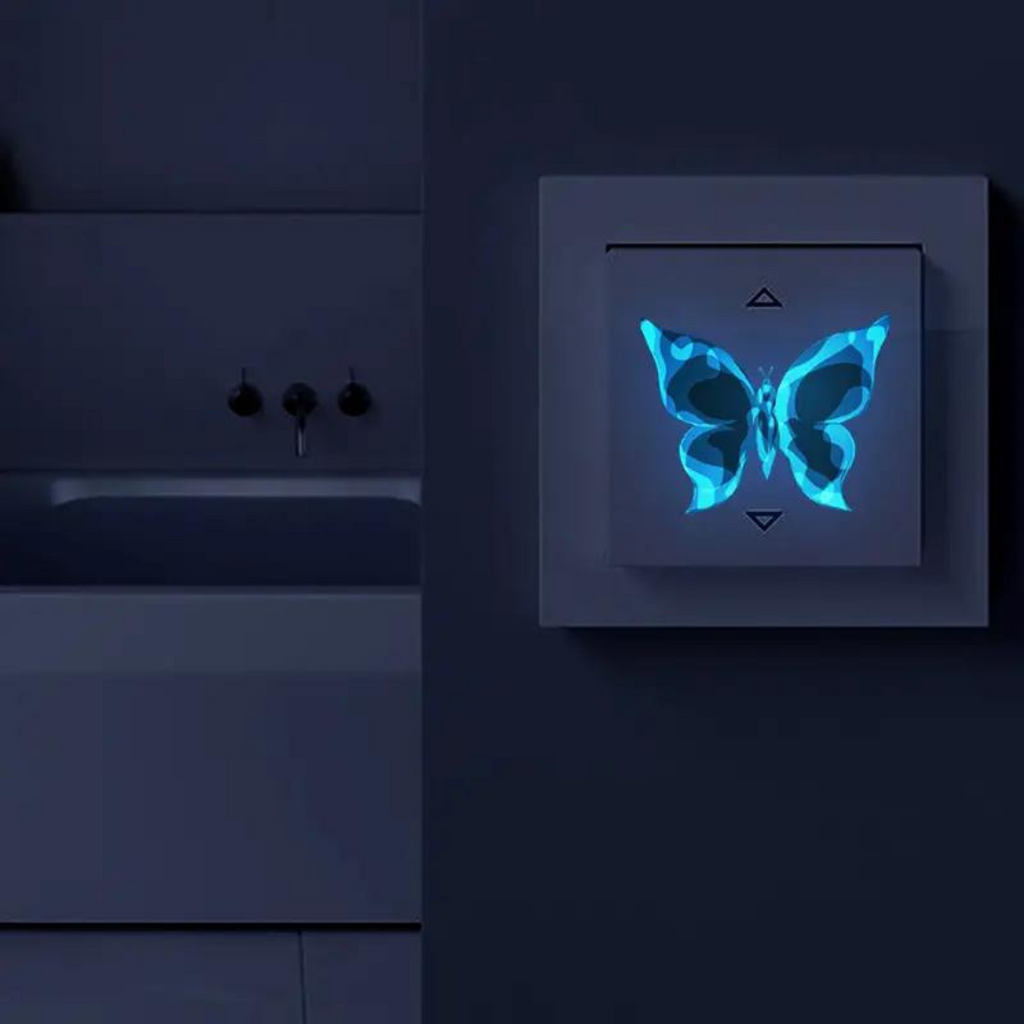 Glowing Butterflies Wall Stickers