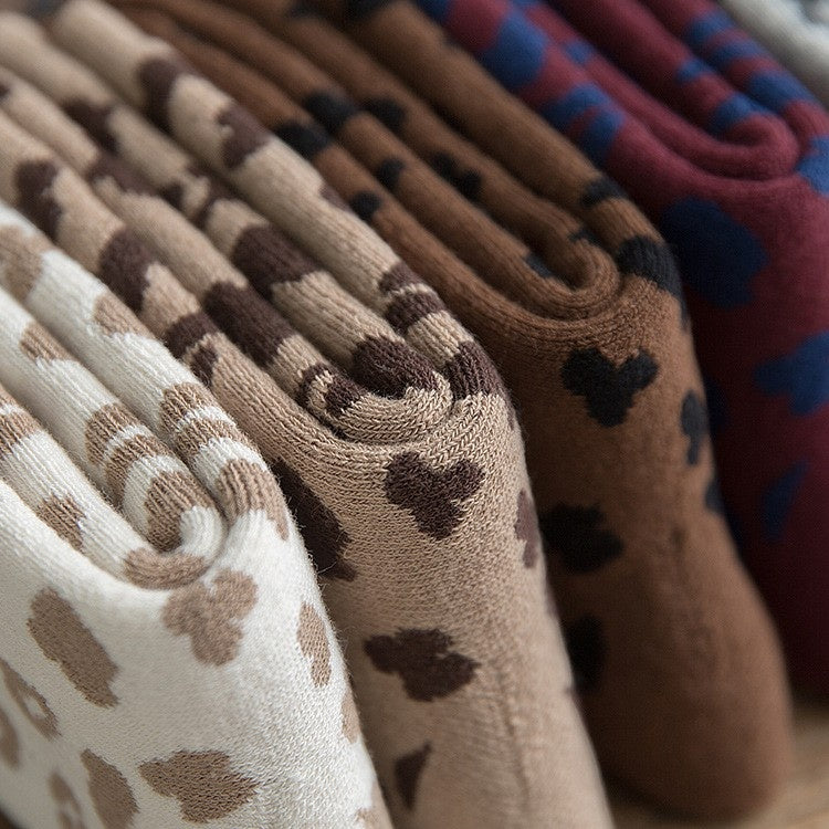 Women's Leopard Thermal Socks