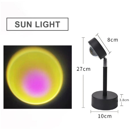 Aesthetic Sunset Projector Sun Light