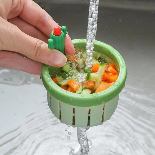 Cactus Sink Drain Strainer (2 Pcs) Green