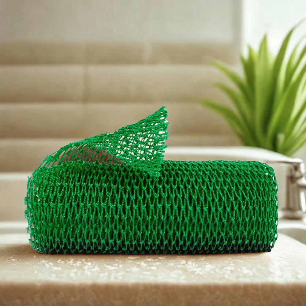 GlowWeave™ | African Exfoliating Net Green