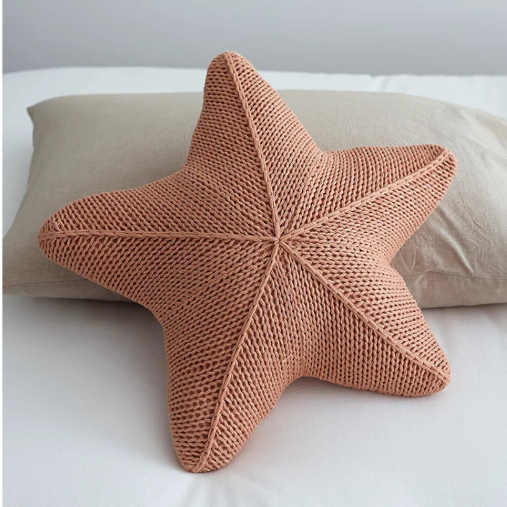 Starfish Hand-Knitted Cushion Starfish Dream