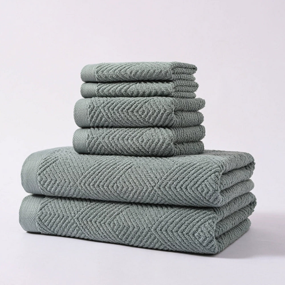Cascade Supreme Cotton Towels | 6pcs Set Olive Green