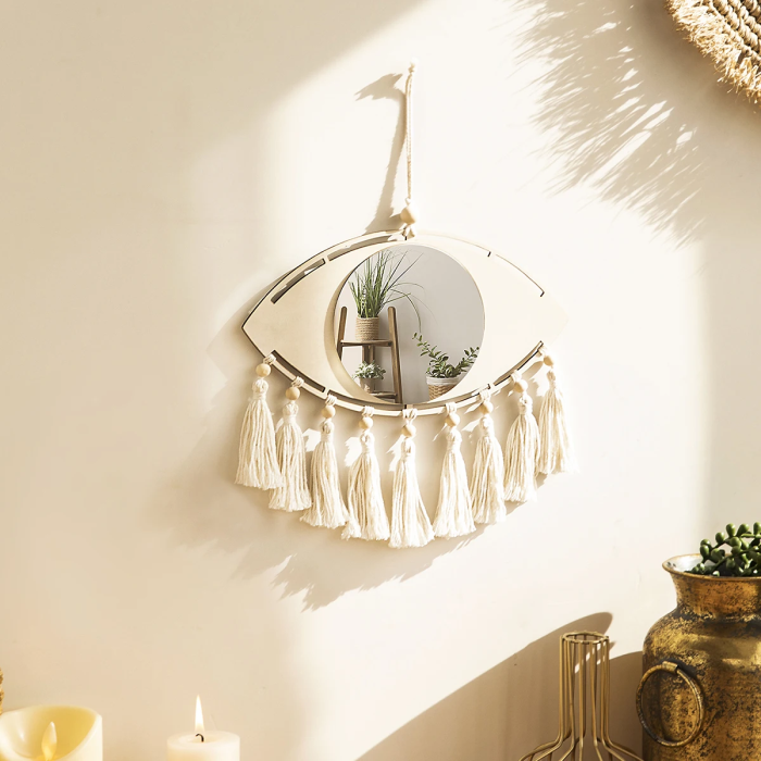 Macrame Eye Mirror