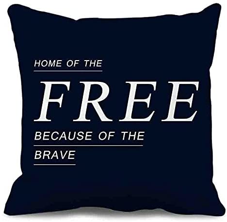 America Cushion Covers Home of the Free