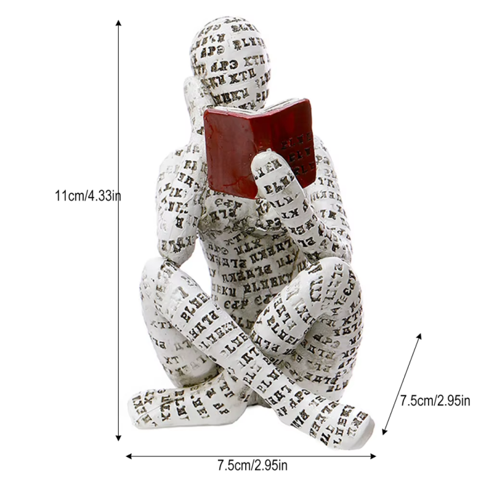 Reading A Book Figure