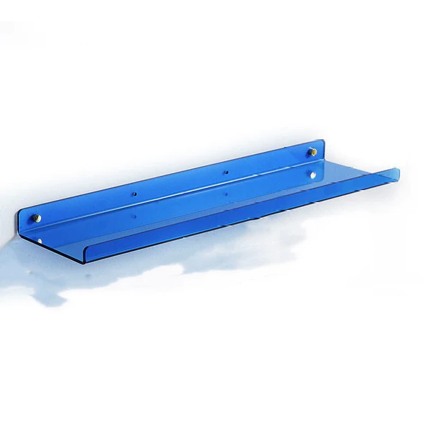 Acrylic Floating Shelve Blue