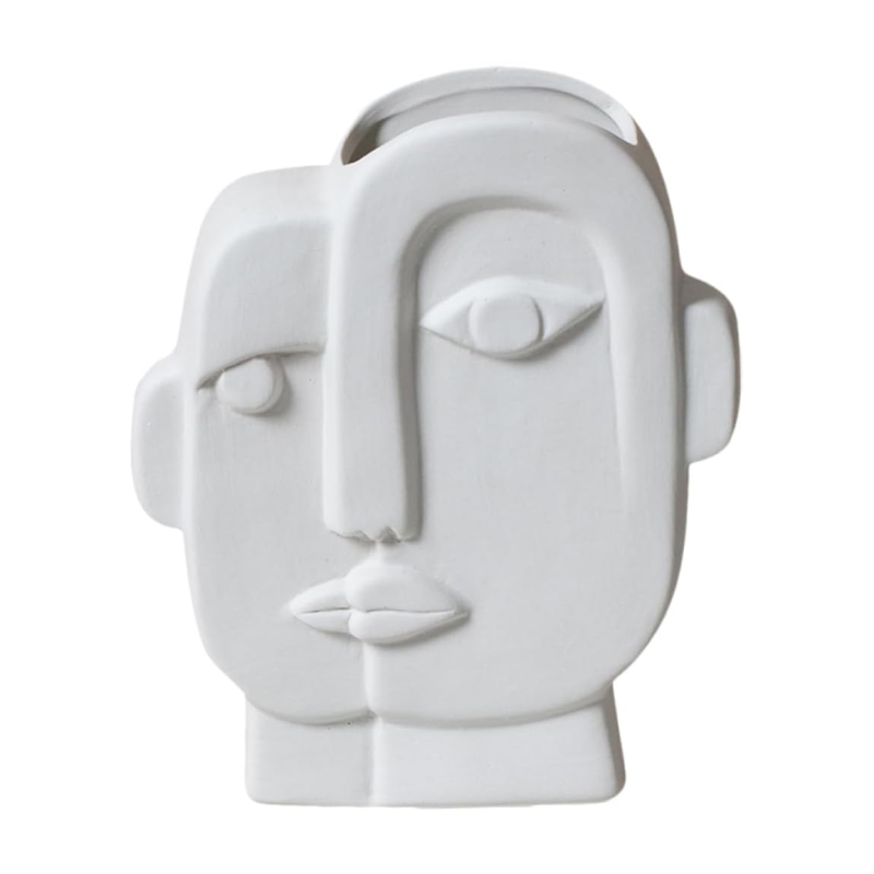 Abstract Face Ceramic Vase B