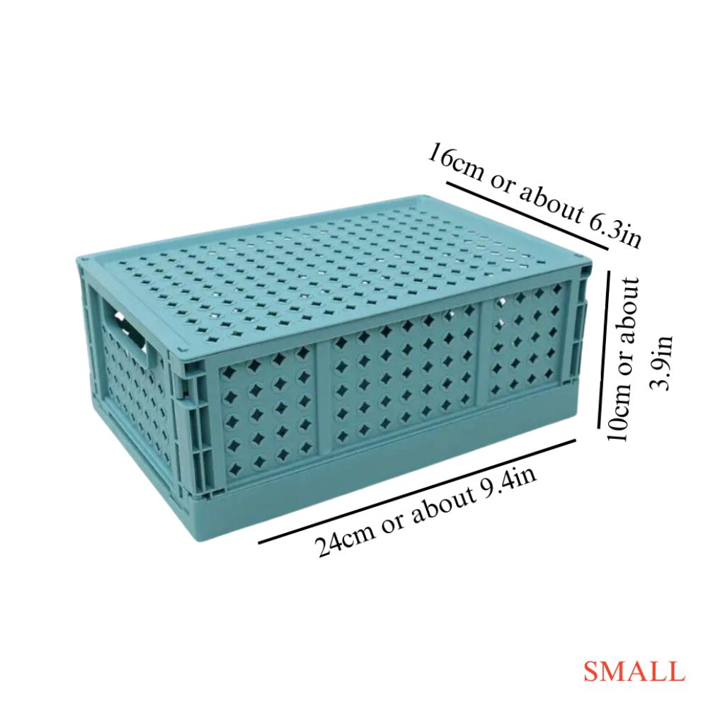 Foldable Storage Box Green Small