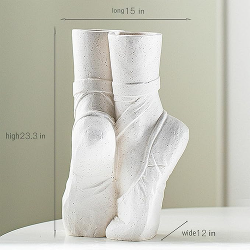 Balletcore Vase White A