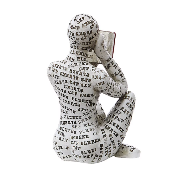Reading A Book Figure