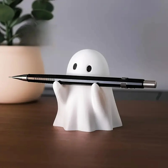 White Ghost Pen Holder