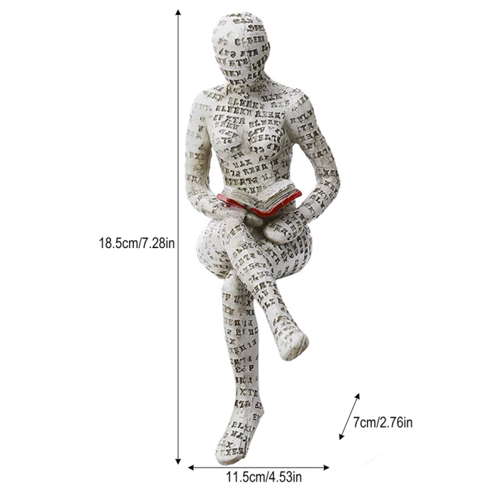 Reading A Book Figure
