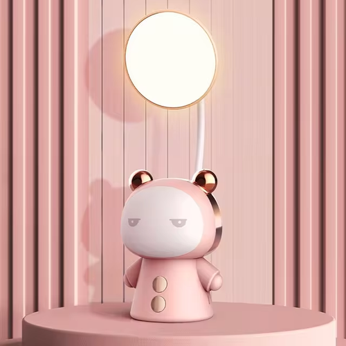 Anime Bunny Bedside Lamp Pink