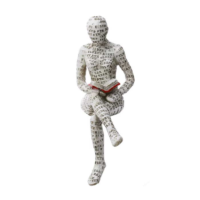 Reading A Book Figure