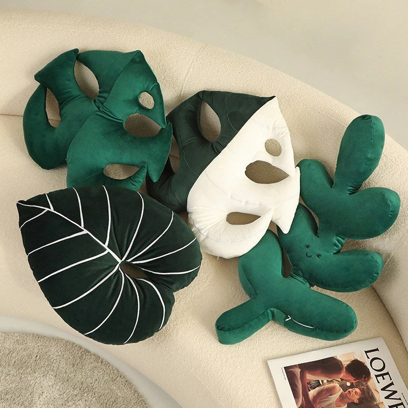 Monstera Plush Pillow