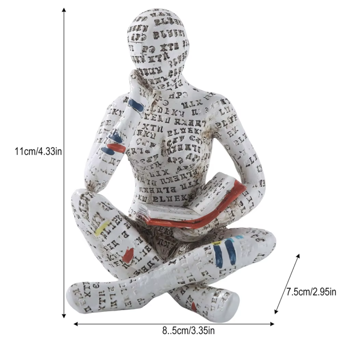 Reading A Book Figure