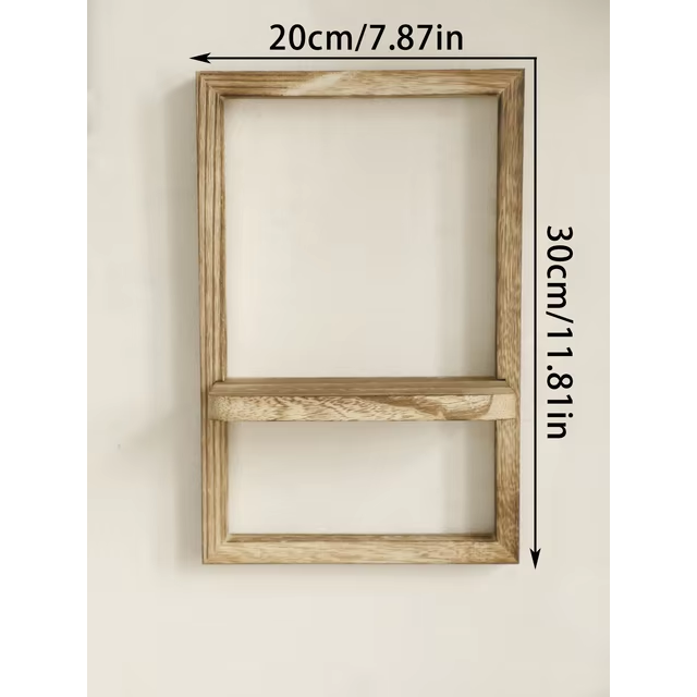 Wooden Framed Shelf