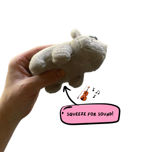 Sad hamster meme plush toy