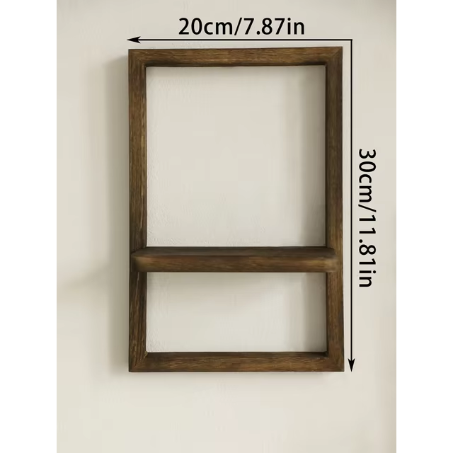 Wooden Framed Shelf
