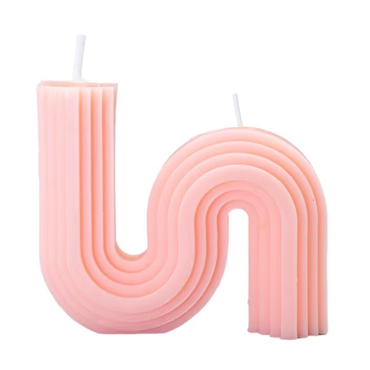 Aesthetic Room Candle Pink