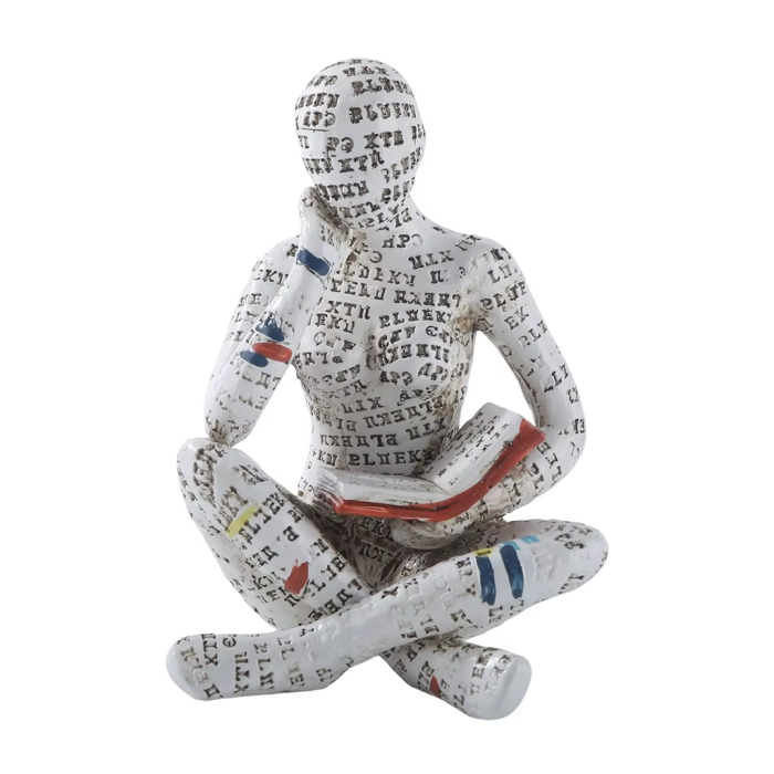Reading A Book Figure