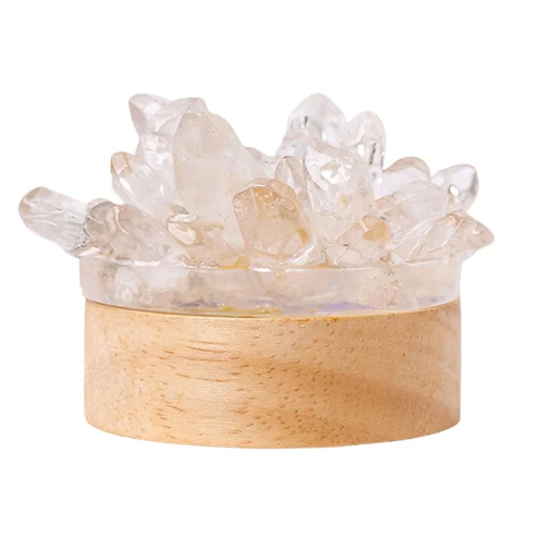Aesthetic Crystal Lamp Clear