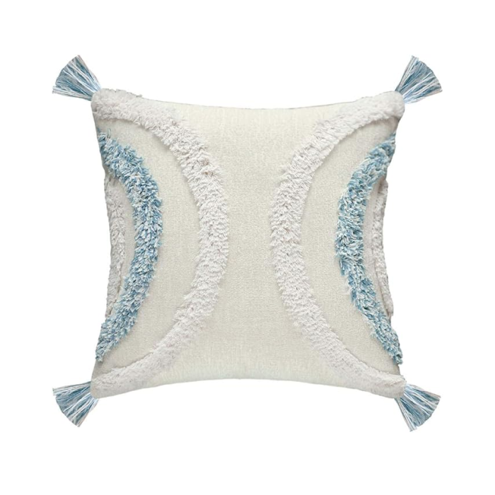 Nordic Blue Pillow Case