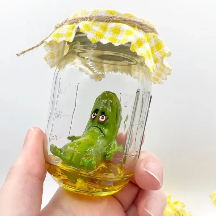 Sad Pickle In A Jar