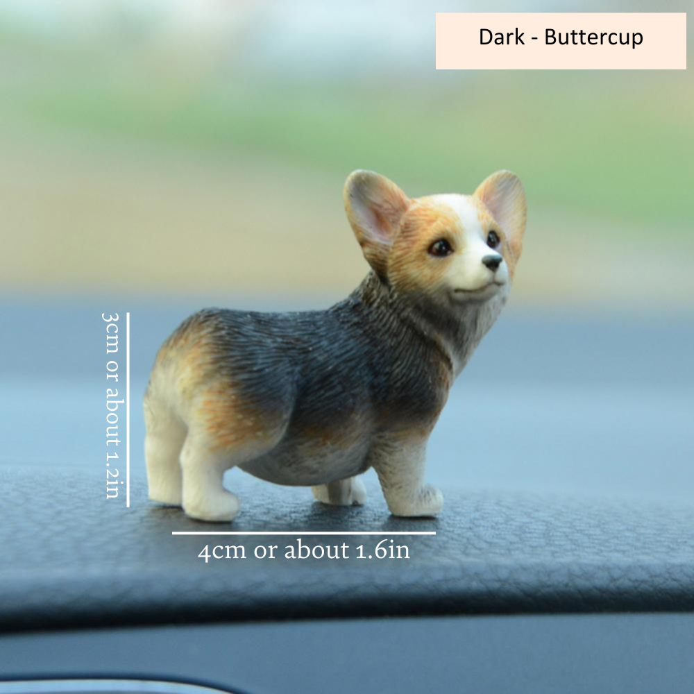 Mini Corgi Decoration Dark Buttercup