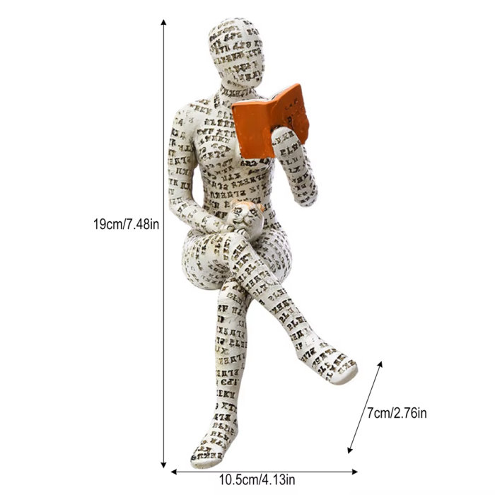 Reading A Book Figure