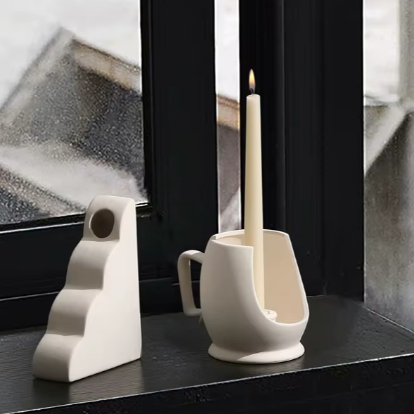 Open Mug Candle Holder