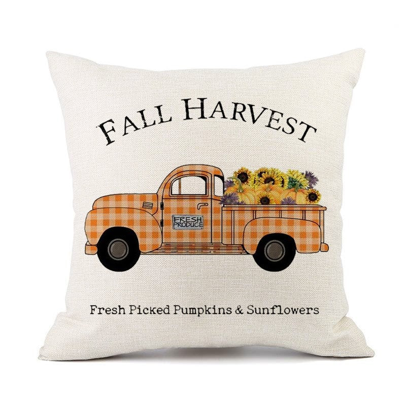 Fall Plaid Cushion Covers Fall Produce