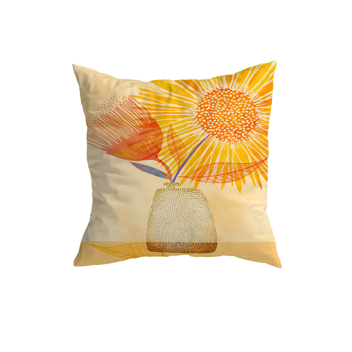Nordic Sunshine Cushion Covers Mellow Sunburst