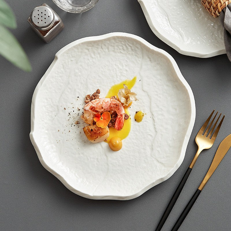 Kyoto Wave Ceramic Dinner Plate