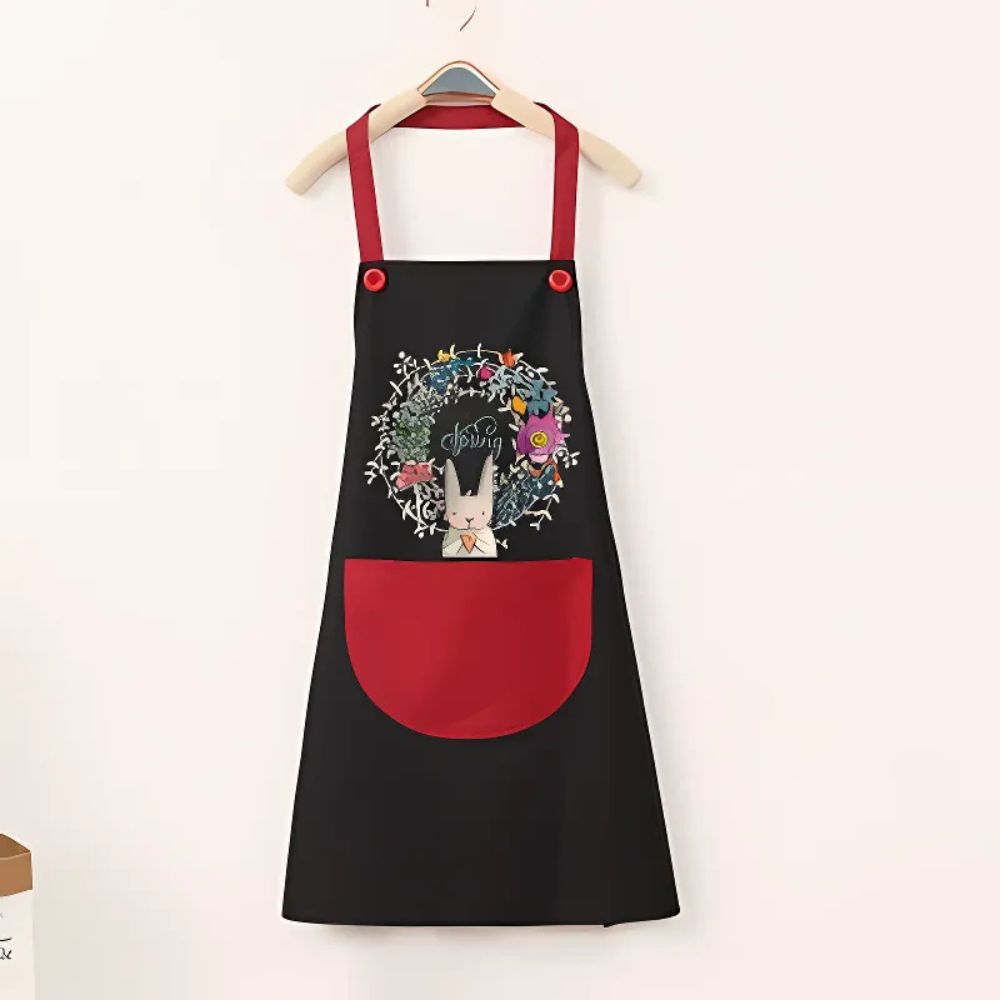 Hello Spring Waterproof Apron Ebony One Size