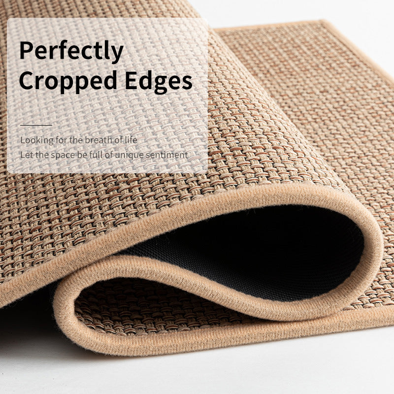 Linen Weave Non-Slip Kitchen Mat